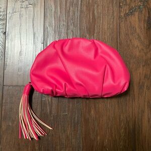 Rebecca Minkoff Ruched Pink Clutch
